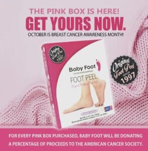 baby foot peel pink